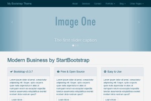 bootstrap demo theme